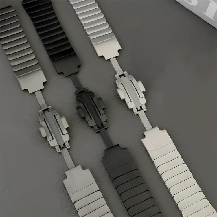 One Beads Dual-Press Butterfly Buckle Titanium Alloy Watch Band, For vivo Watch GT 2 / iQOO Watch GT 2, For vivo Watch GT / iQOO Watch GT