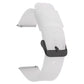 xDfind Stainless Steel Black Pin Buckle Solid Color Silicone Waterproof Watch Band, 20mm, 21mm, 22mm, 24mm