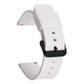 xDfind Stainless Steel Black Pin Buckle Solid Color Silicone Waterproof Watch Band, 20mm, 21mm, 22mm, 24mm