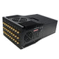 Black jammer module with side connector ports, two fan grilles, and antenna tube mount