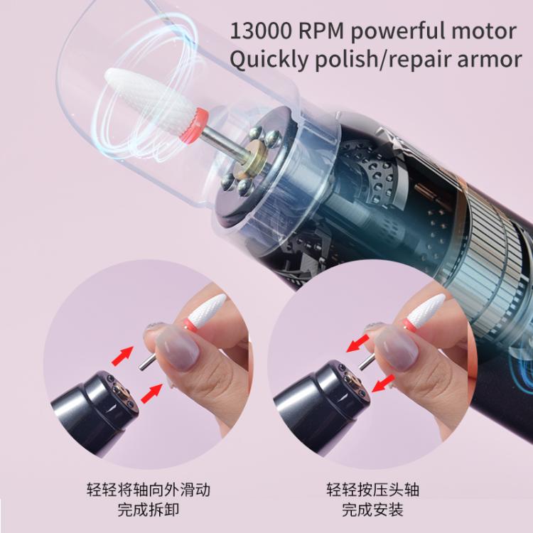 GLX-015 Multifunctional Nail Polisher with LED Light