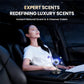 Vacuum magnetic car phone holder with glowing blue scent indicator light