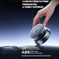 Black circular magnetic car phone holder with vacuum base and aromatherapy disc