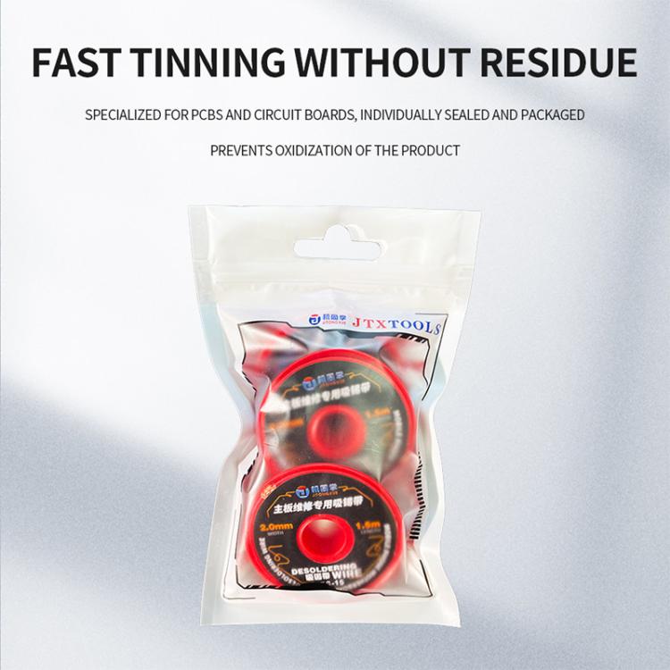 JTX FS-15 1.5M 2.0mm Desoldering Wire Set, JTX FS-15