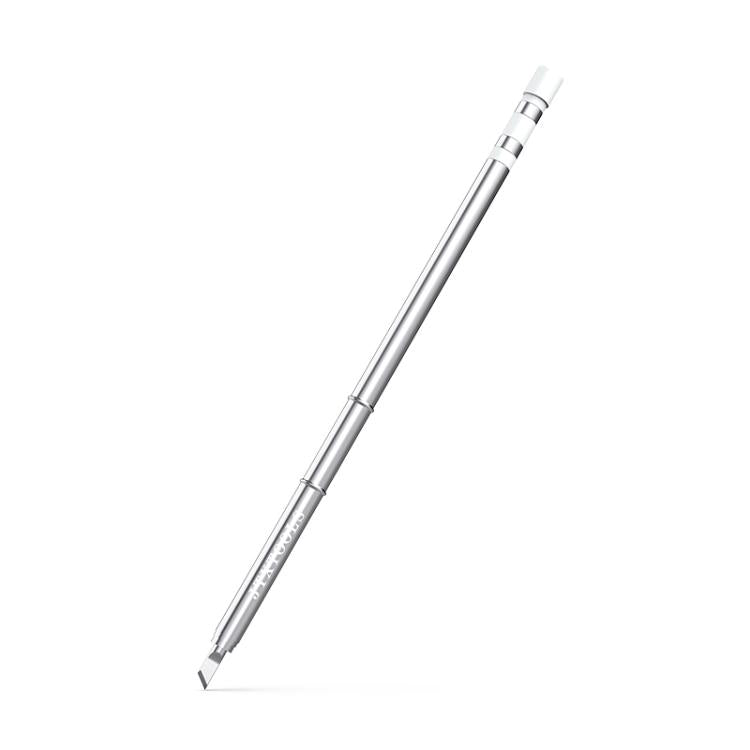 T12 soldering iron tip with flat angled blade tip