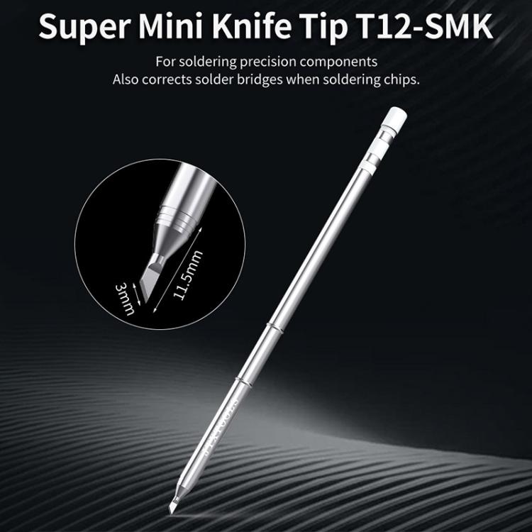 Super mini knife soldering iron tip T12-SMK, small flat knife edge