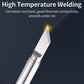 Knife-style soldering iron tip with smooth metal finish and heat-resistant design