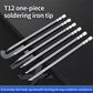 Assorted T12 one-piece soldering iron tips with pointed ends