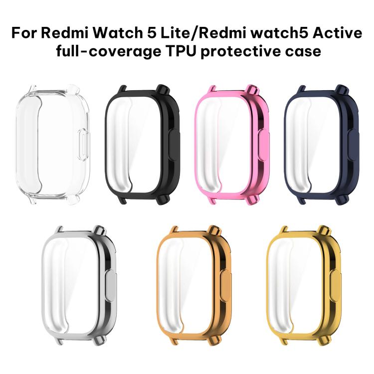 xDfind TPU Full Coverage Watch Protective Case, For Redmi Watch 5 Lite, For Redmi Watch 5 Active