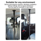 In-car camera support rod with clip-style mounting, black, for windshield area installs