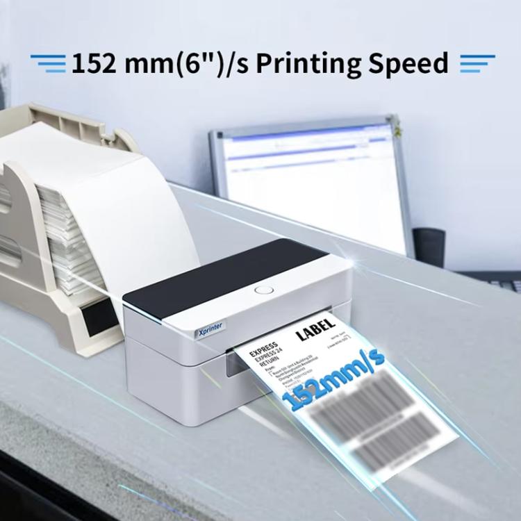Xprinter XP-D463B 108mm Computer & Phone Version Thermal Label Printer, XP-D463B Phone Version