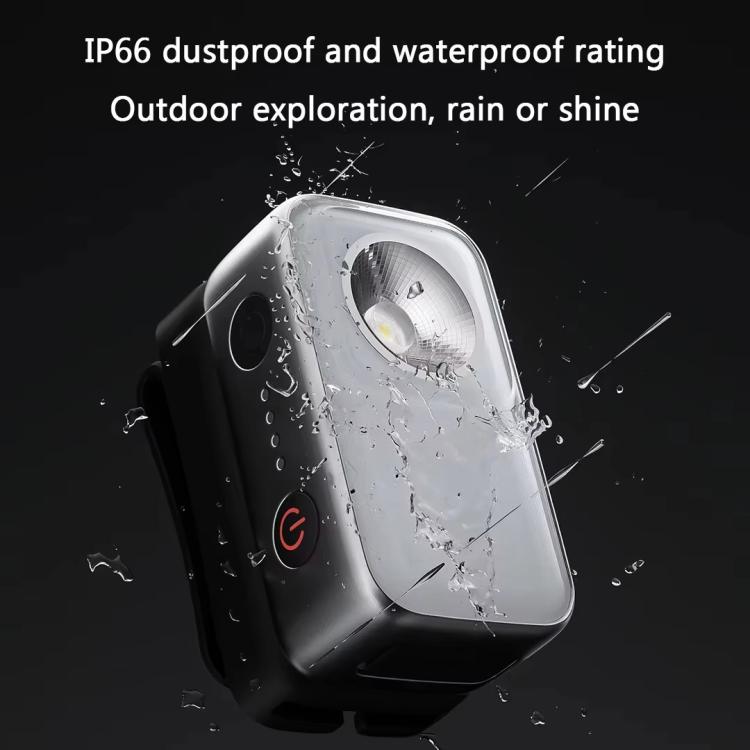 Waterproof outdoor multifunctional light with droplet-protected housing and LED head