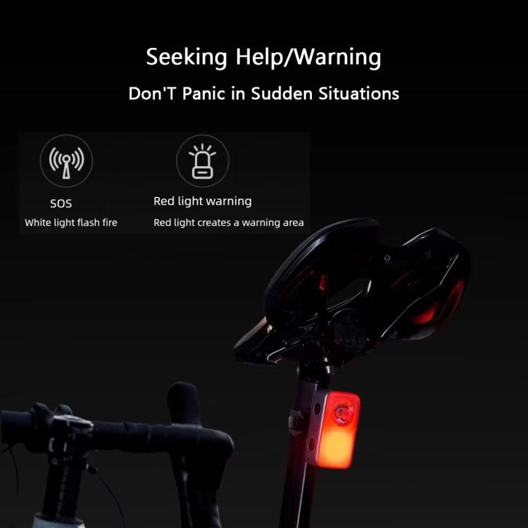 Outdoor multifunctional light with SOS and warning red indicator clip mount