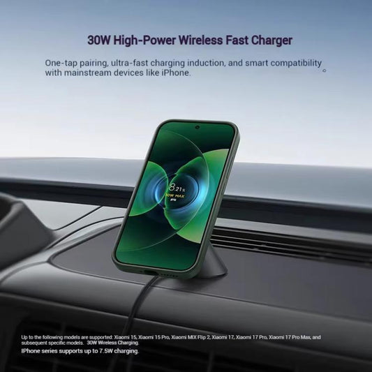 Original Xiaomi 30W Car Magnetic Wireless Charger