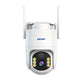 ESCAM QFS71 4G 3MP IP66 Wireless Security Camera System with Solar Panel, European Version, American Version