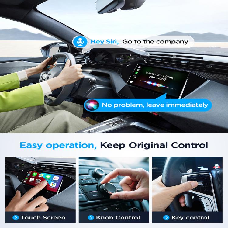 IKOS A1 Wireless CarPlay Bluetooth Adapter, For iOS