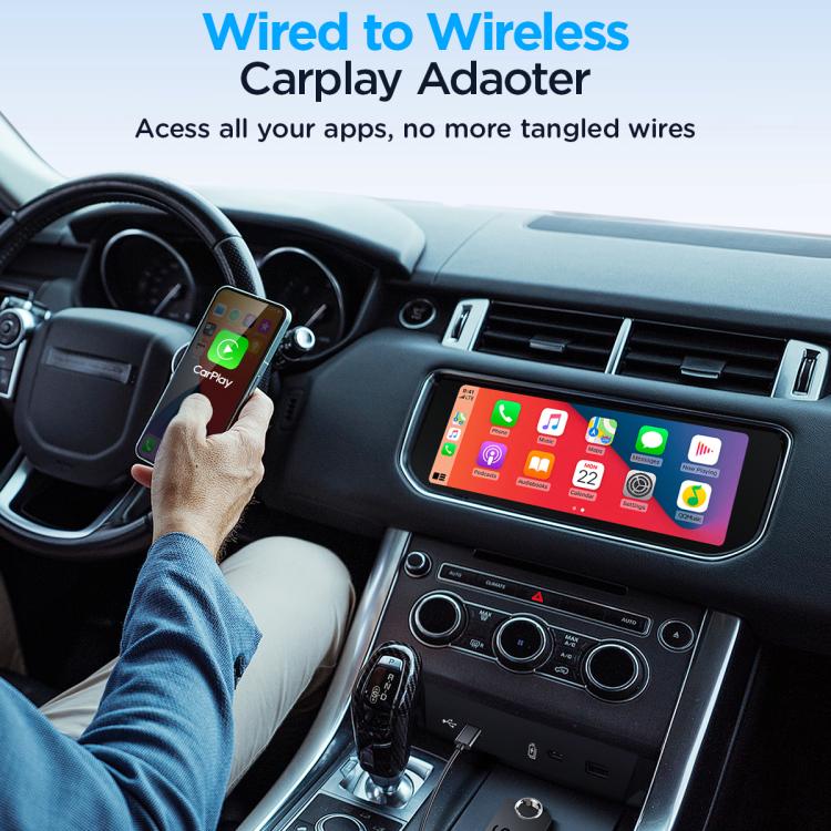 IKOS A1 Wireless CarPlay Bluetooth Adapter, For iOS