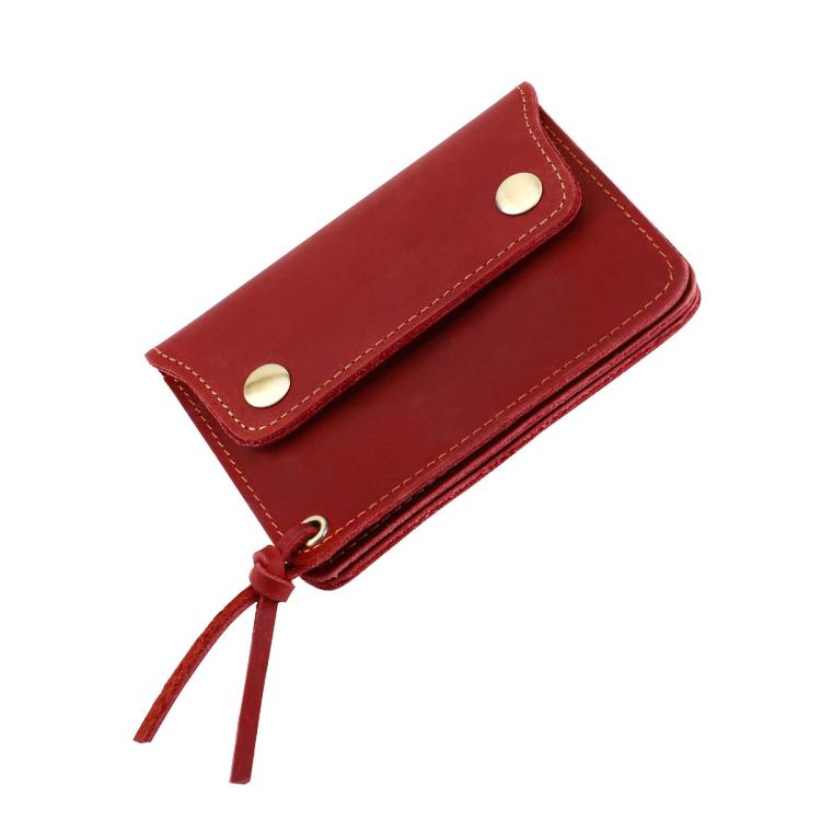 Vintage Crazy Horse Genuine Leather Small Wallet Zipper Coin Purse