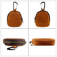 Genuine Leather Shell Shaped Small Coin Purse Earphones Keys Storage Bag
