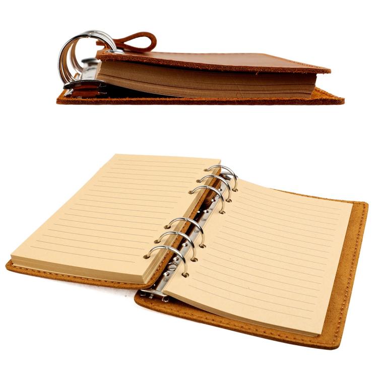 Vintage Genuine Leather Notebook Detachable Loose-Leaf Travel Account Book