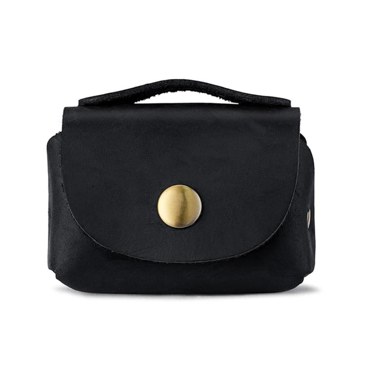 Vintage Genuine Leather Mini Wallet Coin Purse Storage Bag
