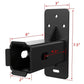 Heavy Duty Wall Mounted Bicycle Bracket T-shaped Metal Storage Rack Connecting Device, FS-2473
