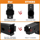 Heavy Duty Wall Mounted Bicycle Bracket T-shaped Metal Storage Rack Connecting Device, FS-2473