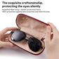 Vegetable Tanned Leather Pressure Resistant Sunglasses Storage Box