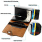KB237 Carbon Fiber Texture RFID Aluminum Alloy Multi-card Wallet
