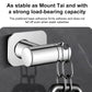 Stainless Steel Drill-Free Shower Head Holder 360 Degree Rotation Adjustable Universal Base