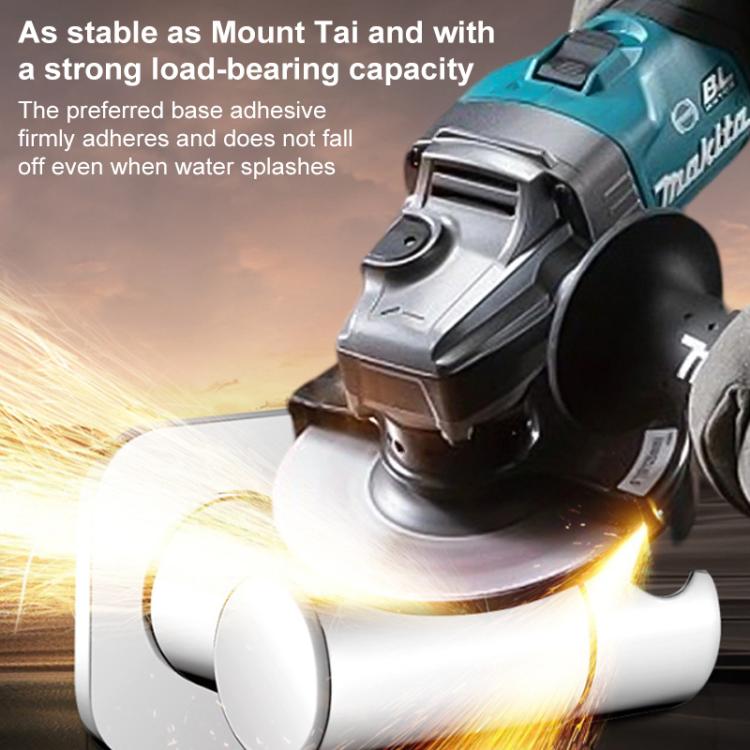 Stainless Steel Drill-Free Shower Head Holder 360 Degree Rotation Adjustable Universal Base