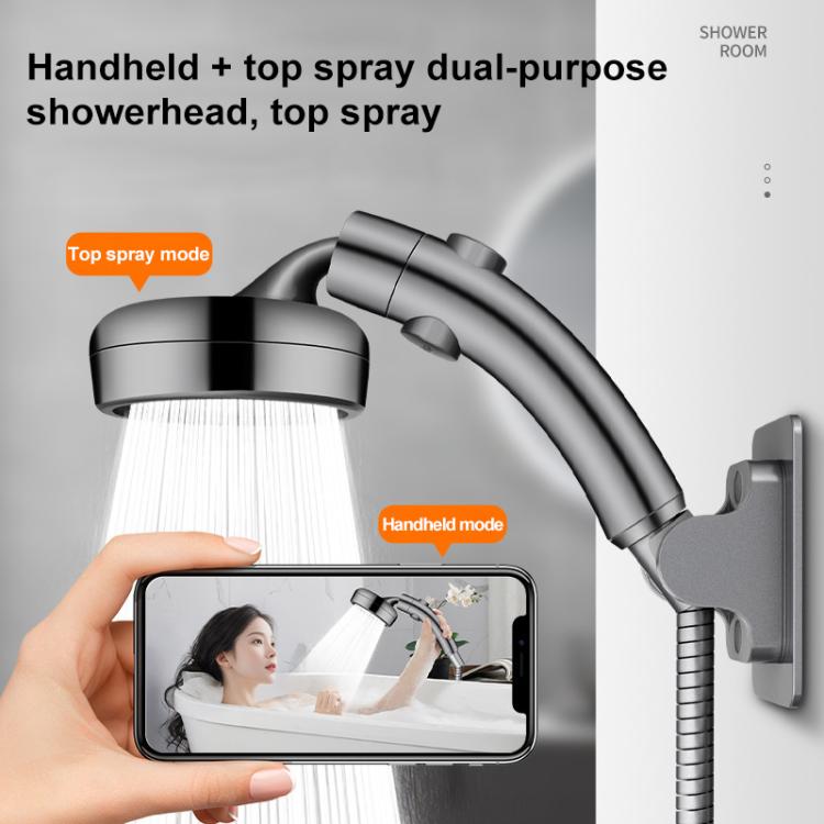 Adjustable Dua Use Overhead Handheld Pressurized Shower Head
