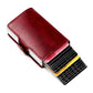 KB251 Oil Wax Texture Double Layer Aluminum Alloy RFID Card Bag