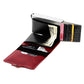 KB251 Oil Wax Texture Double Layer Aluminum Alloy RFID Card Bag