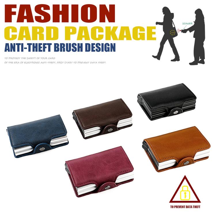 SNKB280 Automatically Pops Up RFID Dual Aluminum Box Card Bag
