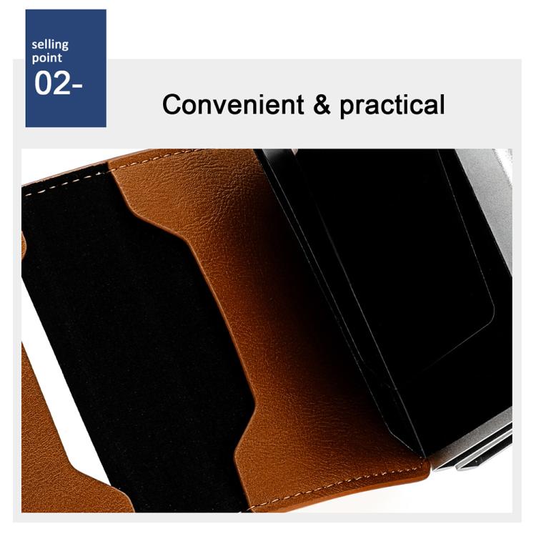 SNKB280 Automatically Pops Up RFID Dual Aluminum Box Card Bag