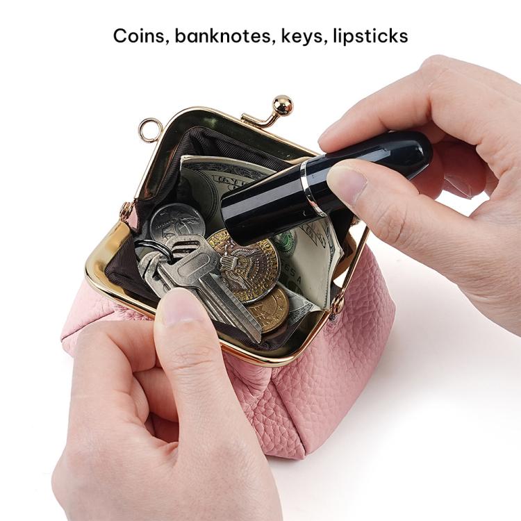 Small Clip Locking Coin Purse