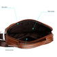 Top-grain Cowhide Multi-functional Handbag Shoulder Bag