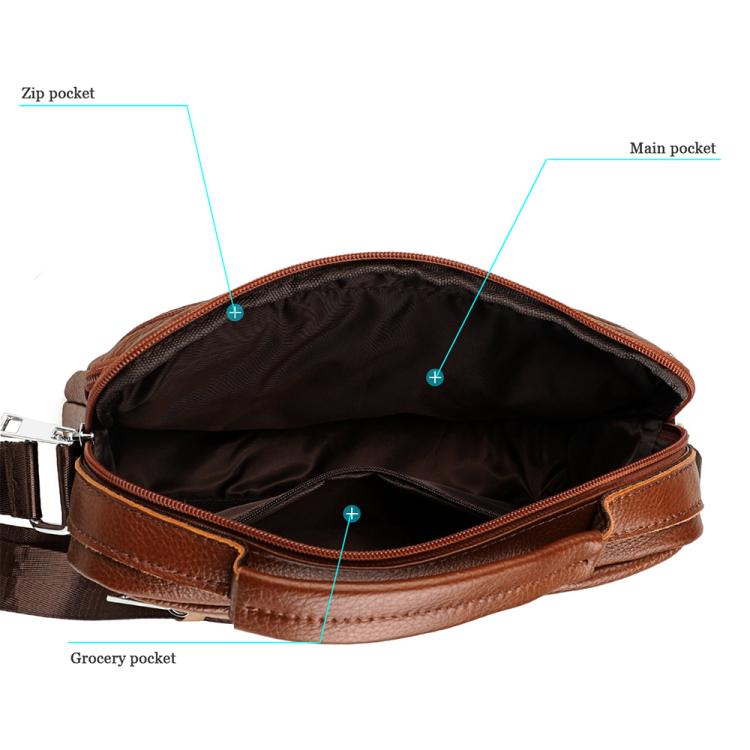 Top-grain Cowhide Multi-functional Handbag Shoulder Bag