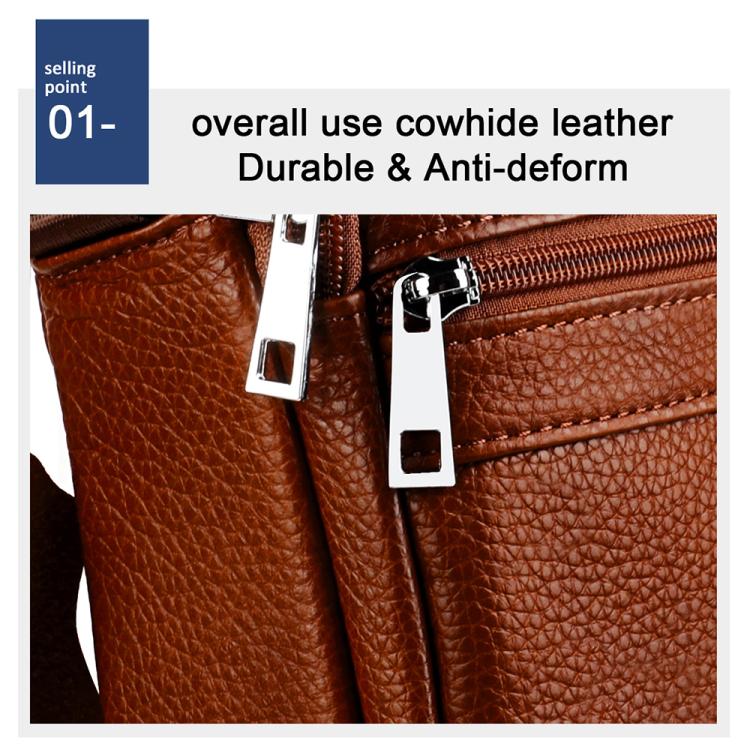 Top-grain Cowhide Multi-functional Handbag Shoulder Bag