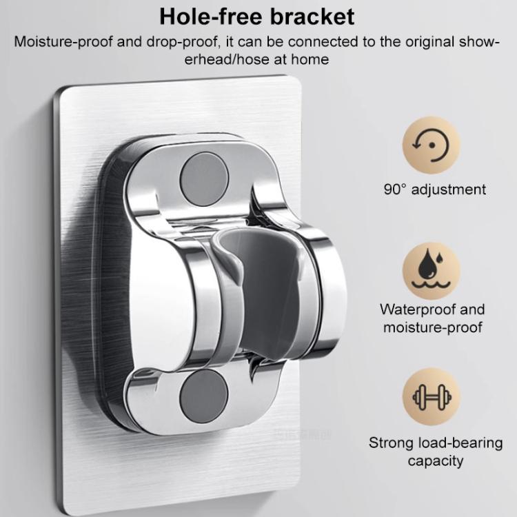 Portable 3-Setting Adjustable Pressurized Round Large Panel Shower Head Shower Nozzle