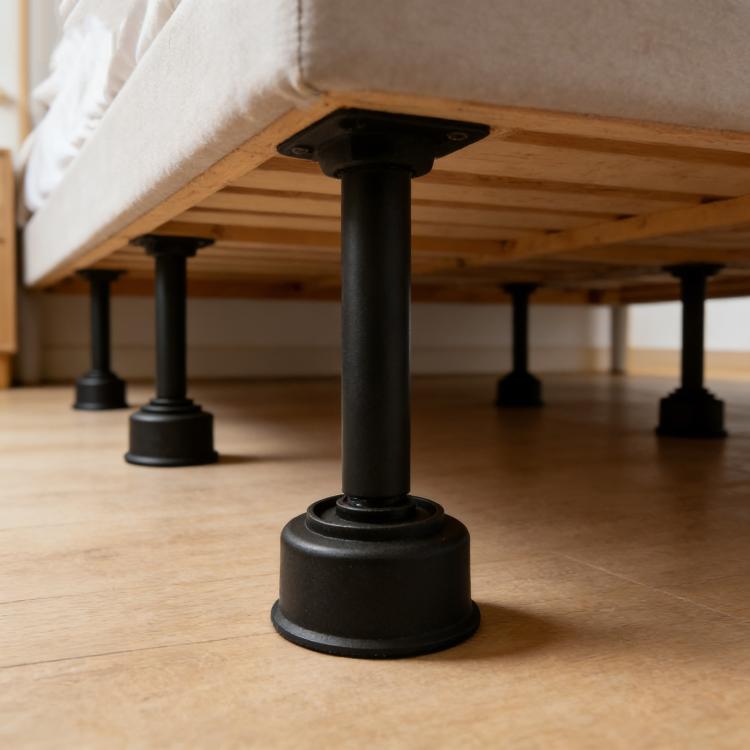 10pcs/Pack Furniture Plastic Support Feet Bed Frame Crossbeam Support Brackets, 2.5cm, 5cm, 8cm