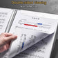 Piano music binder folder double-page view, non-reflective sheet pages