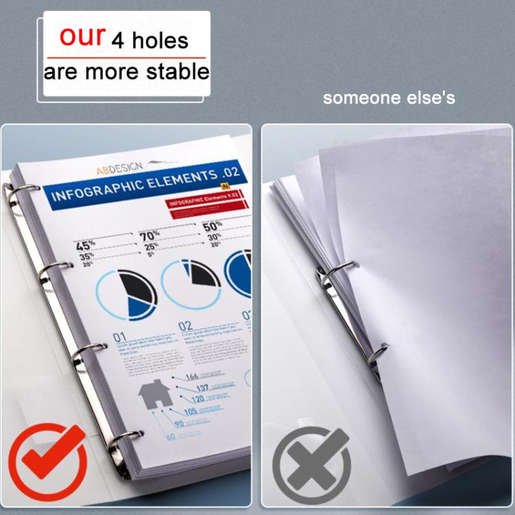 A4 Four-hole Document Storage Folder, Regular Folder, Upgrade Folder