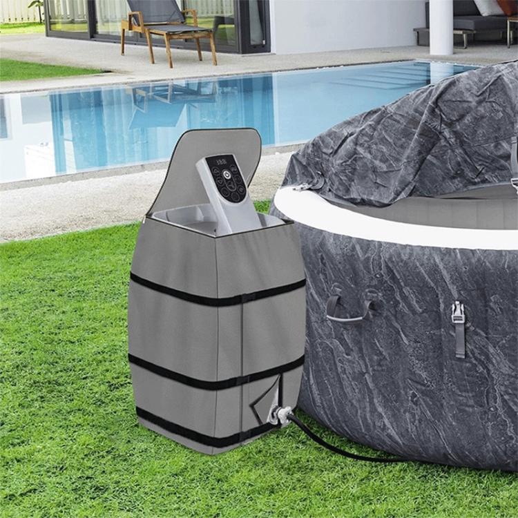 Waterproof Dustproof Hot Tub Insulation Pump Cover Inflatable Tub Heater Protector, FS-2483