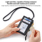 KB175 Easy-pull Buckle Lanyard RFID Document Genuine Leather Card Bag
