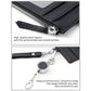 KB175 Easy-pull Buckle Lanyard RFID Document Genuine Leather Card Bag