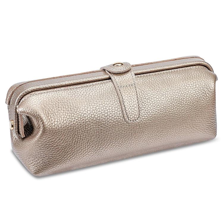 Convenient Washing Genuine Leather Makeup Tool Storage Bag