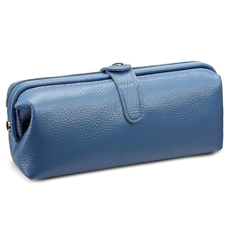 Convenient Washing Genuine Leather Makeup Tool Storage Bag