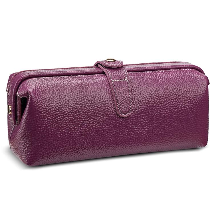 Convenient Washing Genuine Leather Makeup Tool Storage Bag